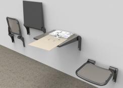 Kantineneinrichtung_Sitze_klappbar_an_der_Wand_befestigt_Krankenhaus_b1_a1_schwer_entflammbar_(9).JPG