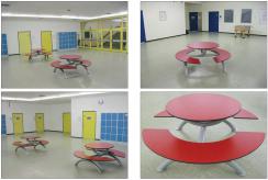 Kantineneinrichtung_Sitze_klappbar_an_der_Wand_befestigt_Krankenhaus_b1_a1_schwer_entflammbar_(51).JPG
